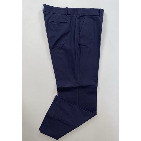 Talbots Newport Trouser Leg Full Length Chino Dress Pants. Navy, Women's 16P NWT - Picture 2 of 8